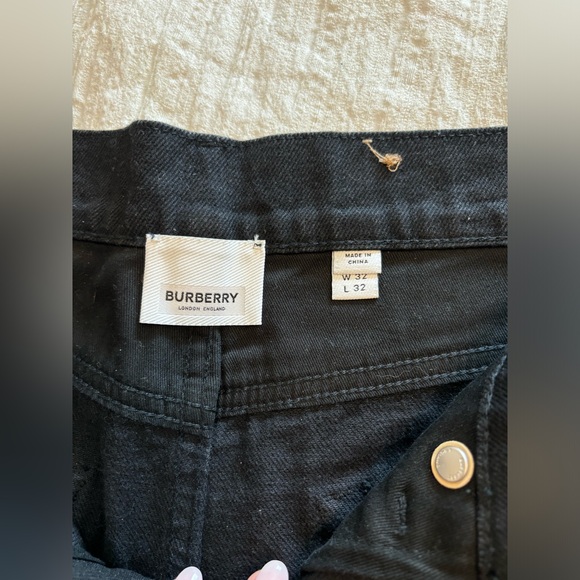 Burberry men’s jeans. Black denim. - Picture 3 of 4